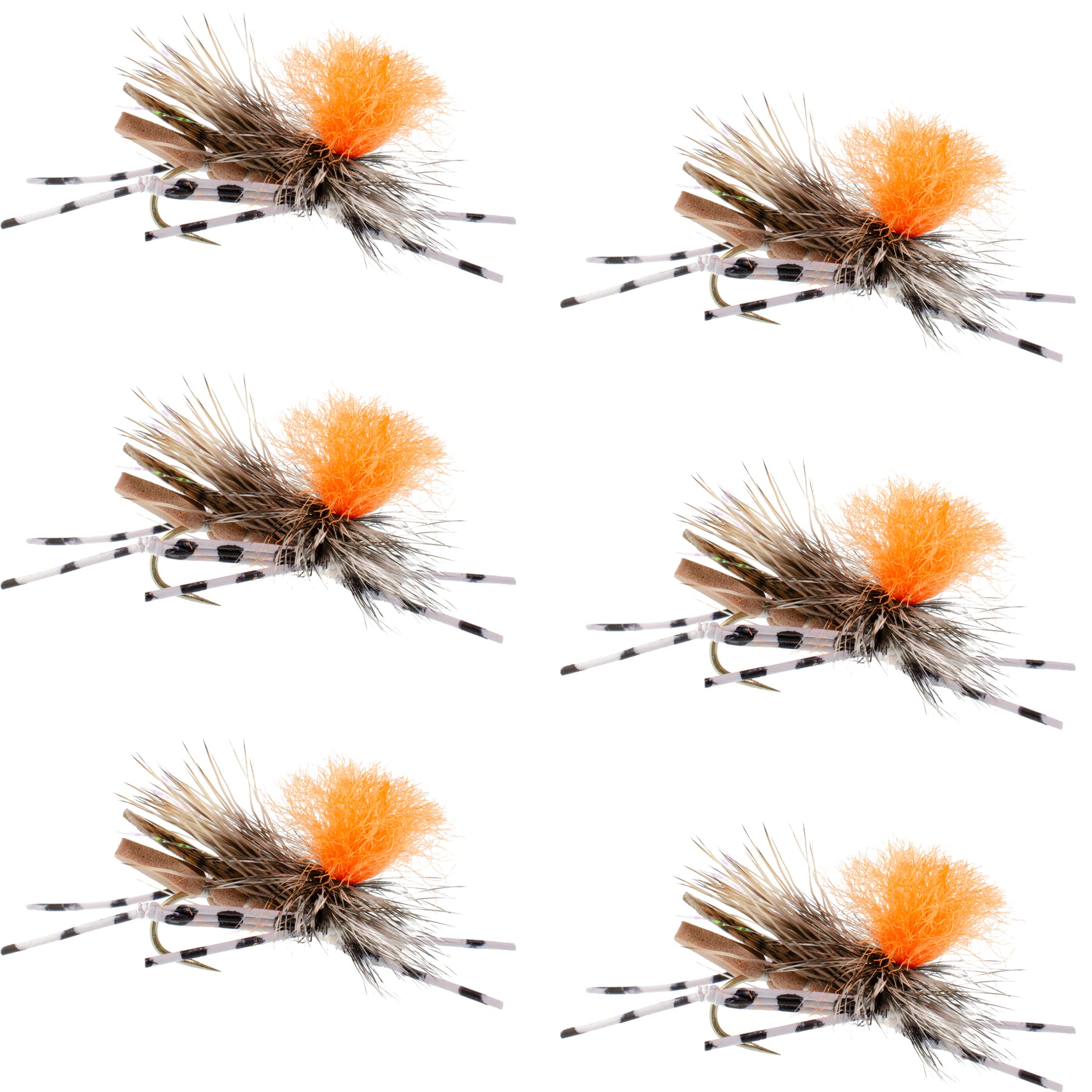 The Fly Fishing Place Feth Hopper tan foam body boosts high visibility for quick strikes.