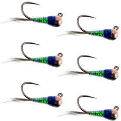 The Fly Fishing Place gasolina perdigon tactical jig size 16 ready for Euro nymphing.