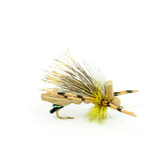 The Fly Fishing Place Grasshopper trout flies show pattern variations for versatile freshwater presentations.