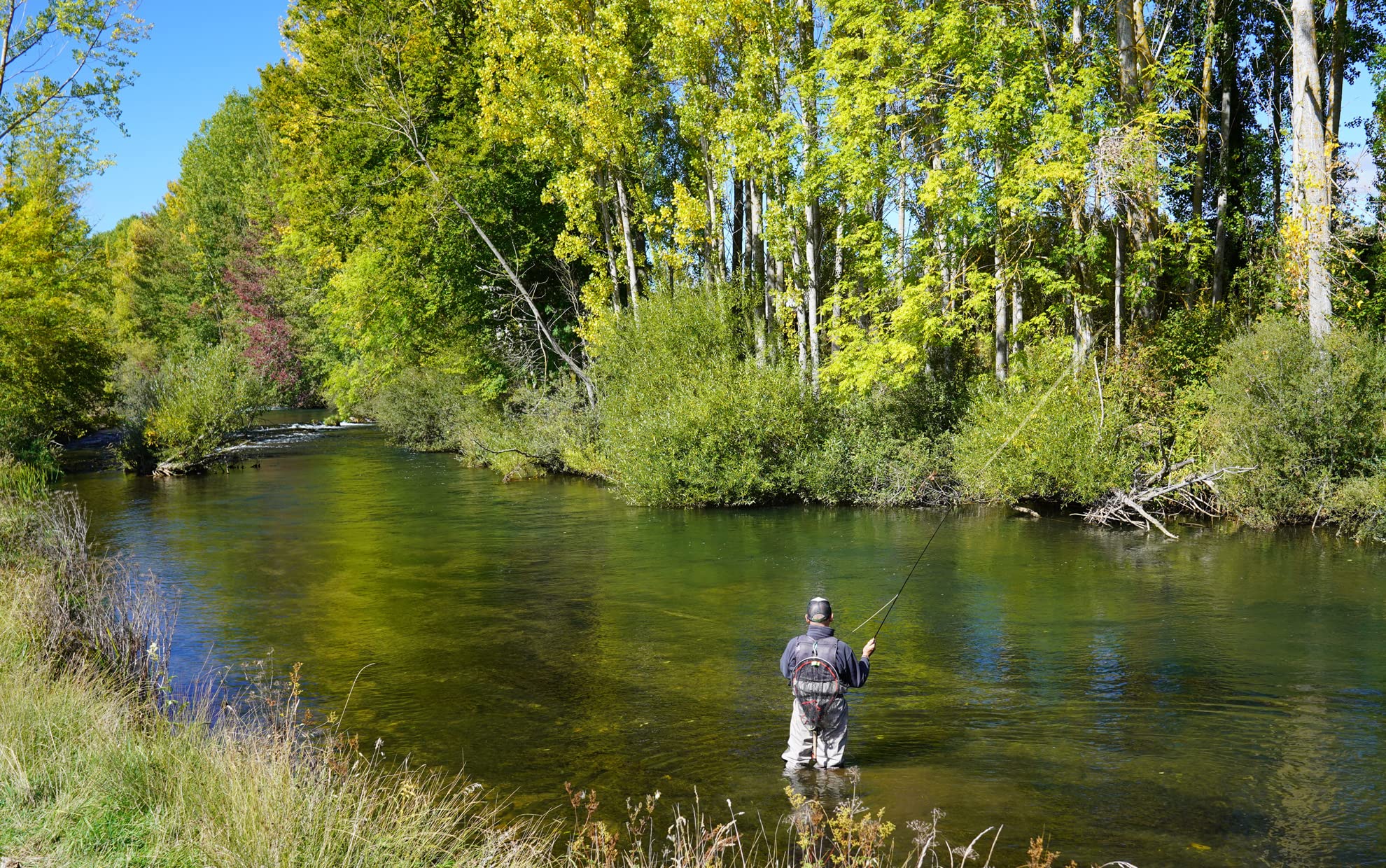 The Fly Fishing Place jig flies with hook-up oriented design to reduce snags