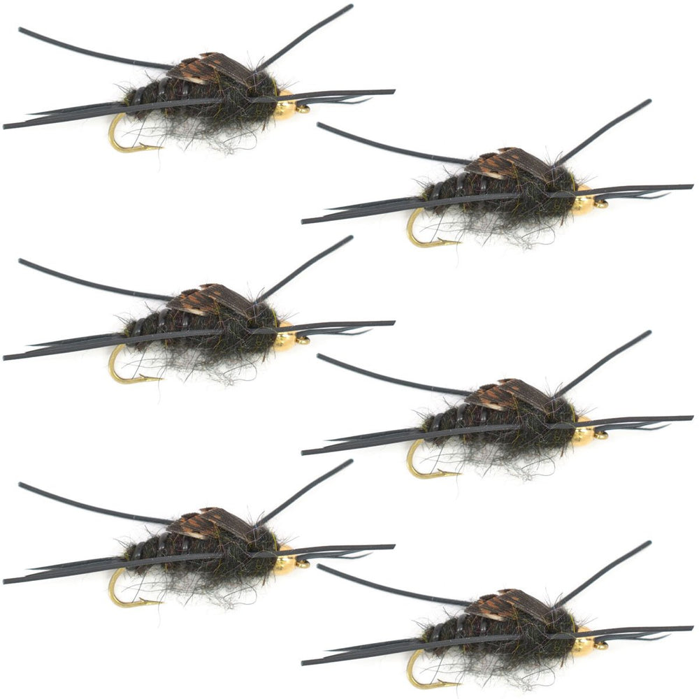 The Fly Fishing Place Kaufmann's Stone Fly with tungsten bead sinks quickly for trout.