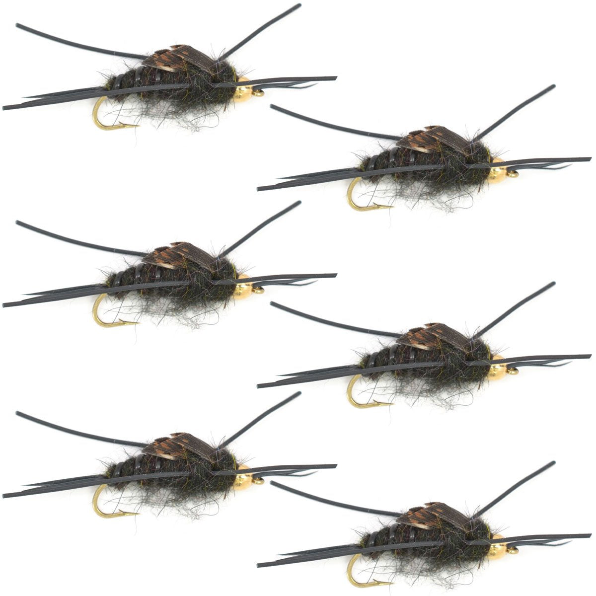 The Fly Fishing Place Kaufmann's Stone Fly with tungsten bead sinks quickly for trout.