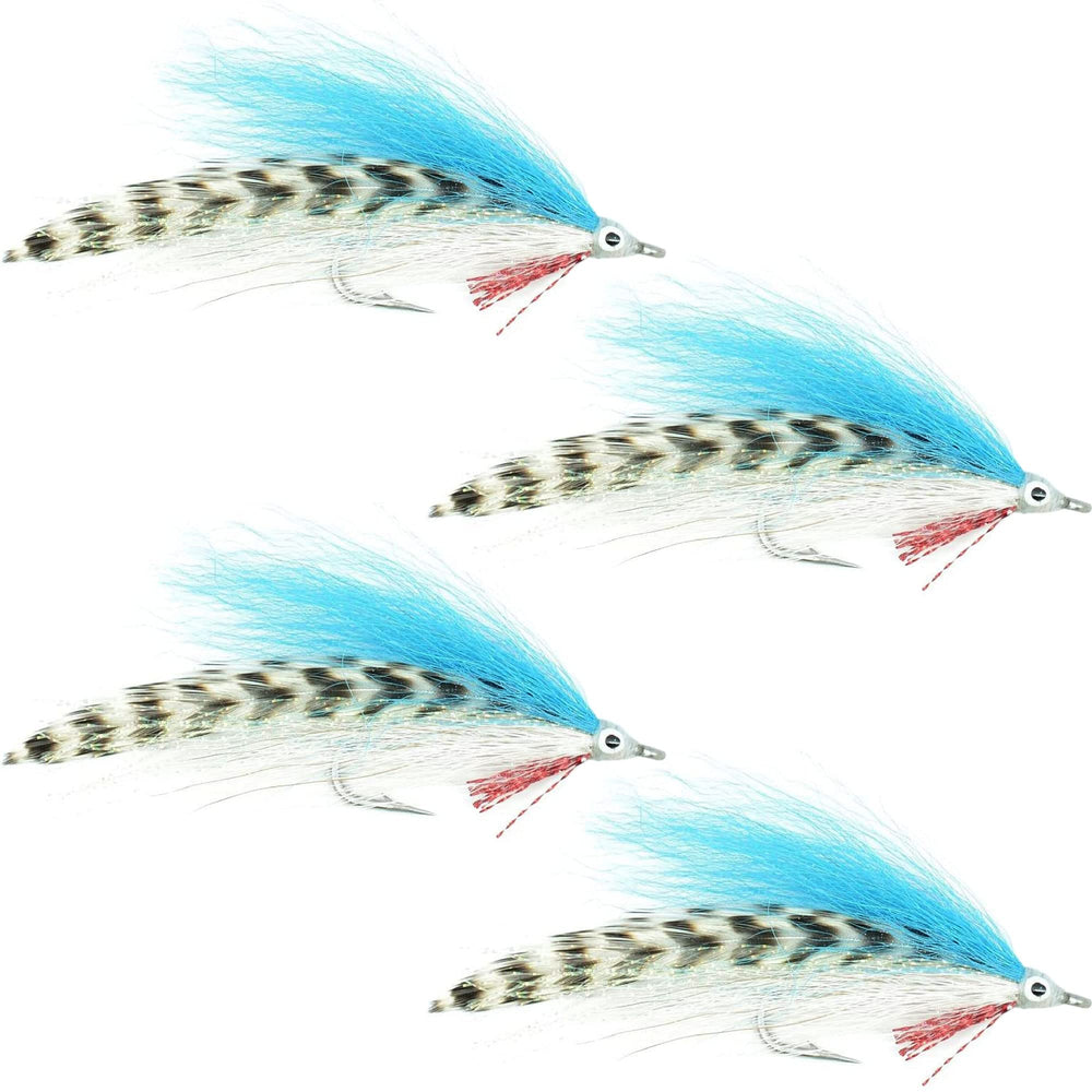 Closeup of Lefty's Deceiver 1/0 stainless hook on a fly