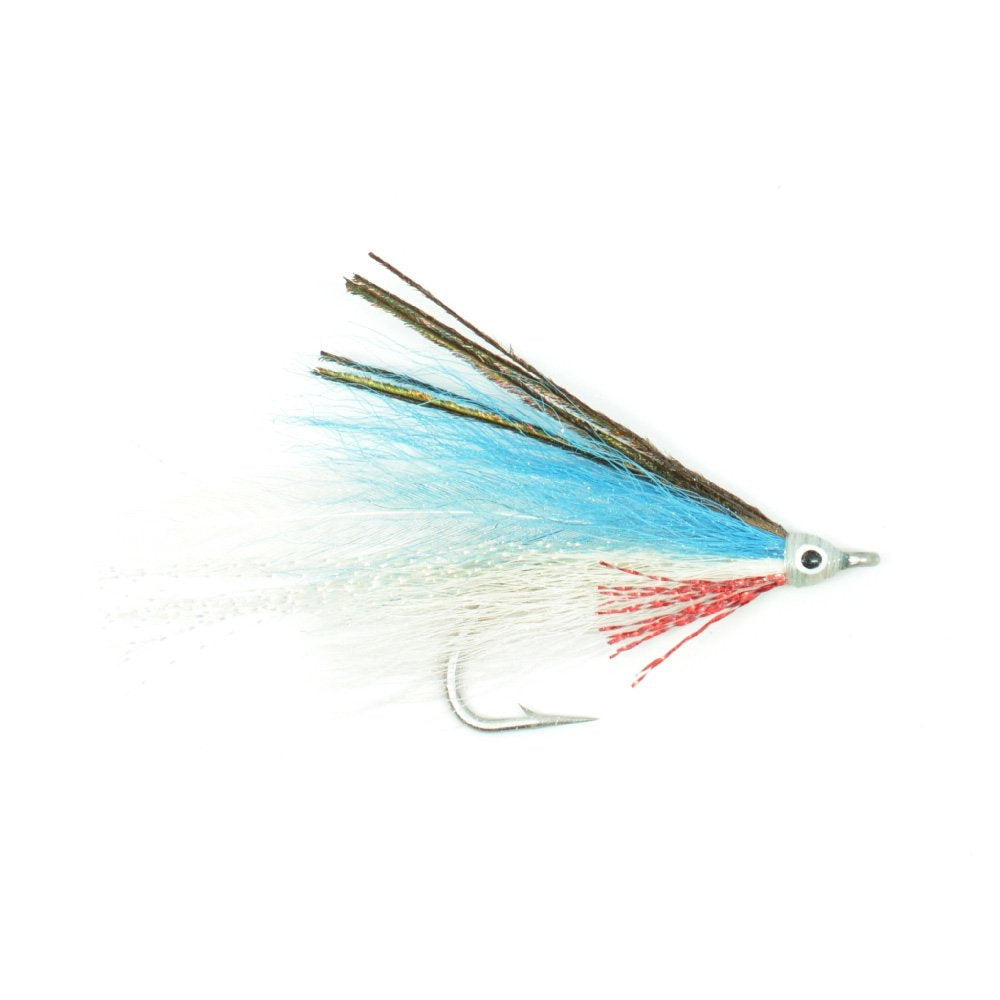 Lefty’s Deceiver Pike pattern on 1/0 hook for big-water tactics.