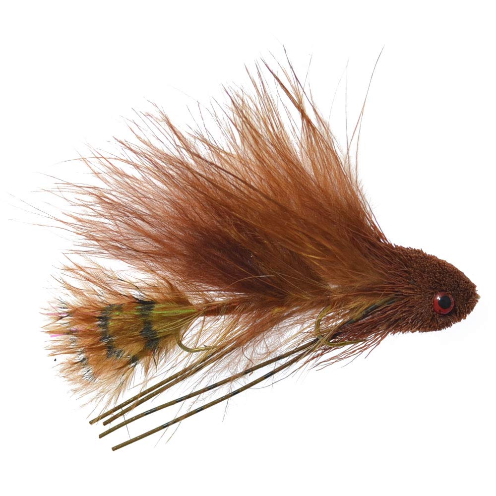 Mini Dungeon steelhead streamer ready for powerful hits from large river steelhead