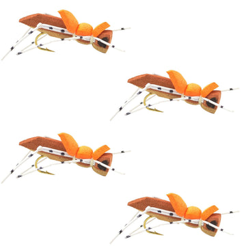 The Fly Fishing Place Morrish Hopper foam body offers high-visibility surface presentation for sunny days.