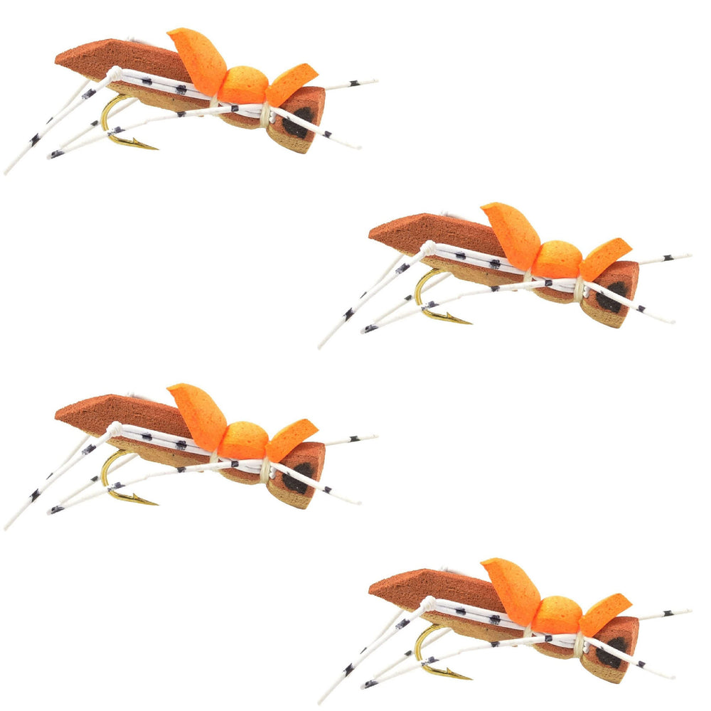 The Fly Fishing Place Morrish Hopper foam body offers high-visibility surface presentation for sunny days.