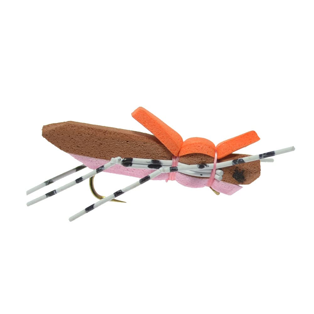 The Fly Fishing Place Morrish Hopper foam body on water, high-floating visibility for trout
