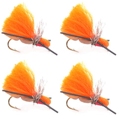 The Fly Fishing Place Nick's Indiefro orange strike indicator flies for high-visibility nymphing