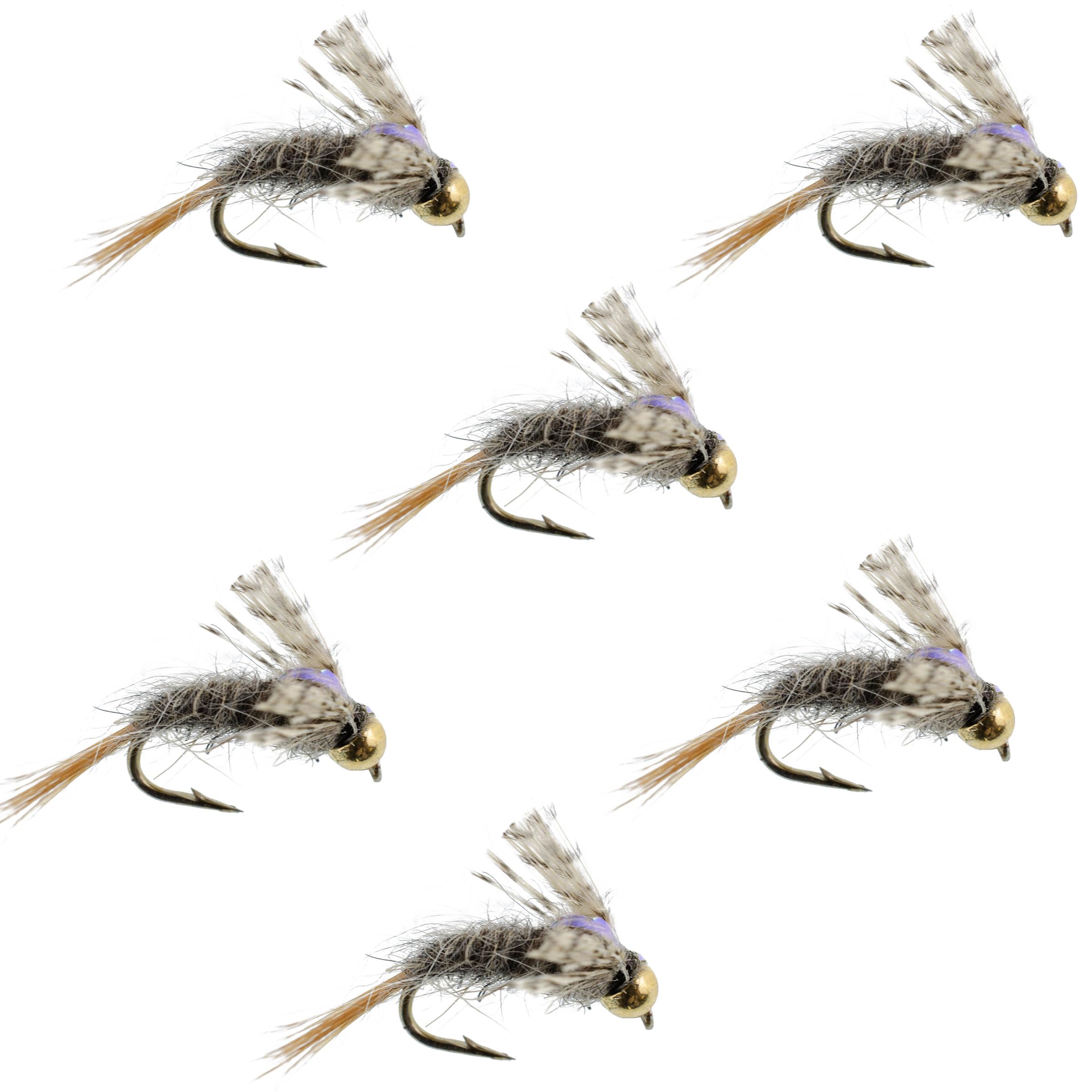 The Fly Fishing Place Olive BWO Midge with silver bead head for deeper trout targeting