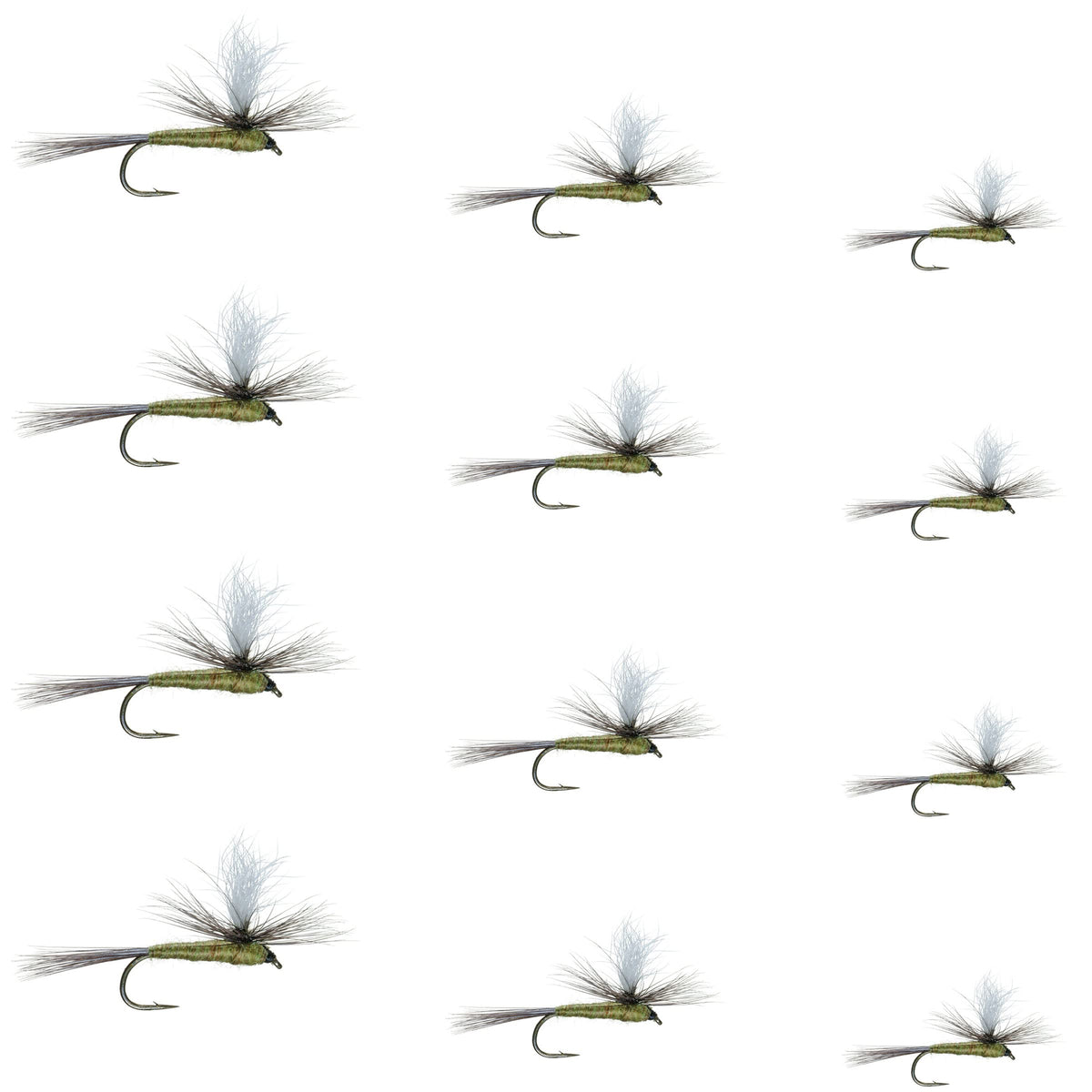 The Fly Fishing Place Parachute BWO dry fly close-up for trout fishing in calm waters.