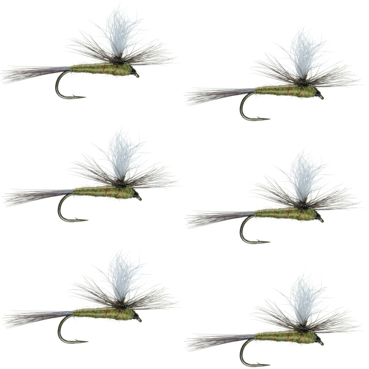 The Fly Fishing Place Parachute BWO dry fly, size 18, ideal for imitating mayflies at the surface.