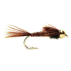 The Fly Fishing Place pheasant tail nymph on hook for precise river presentations