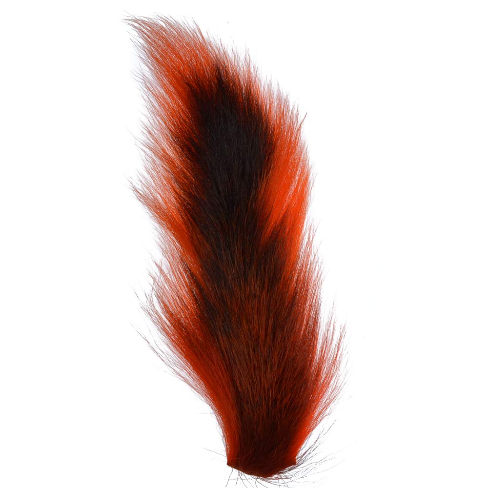 The Fly Fishing Place orange bucktails for high-visibility tube fly patterns.