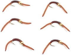 The Fly Fishing Place San Juan Worm Power Bead pattern ready for deep nymphing.
