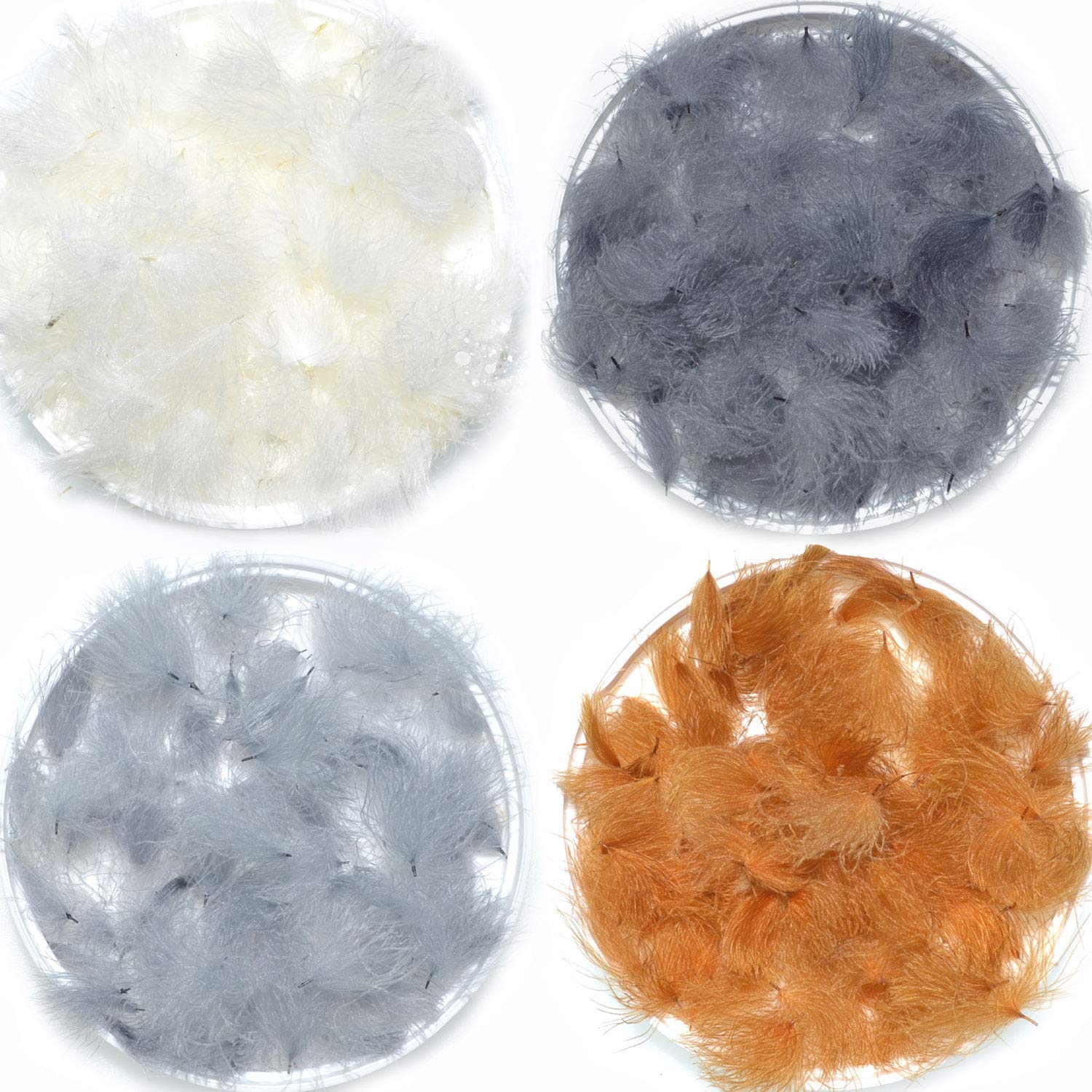 The Fly Fishing Place CDC Oiler Puffs Light Dun for emerger and dry fly use.