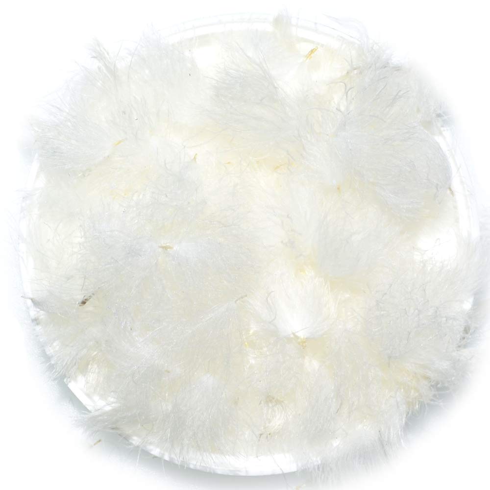 The Fly Fishing Place CDC Oiler Puffs White for high visibility ties.