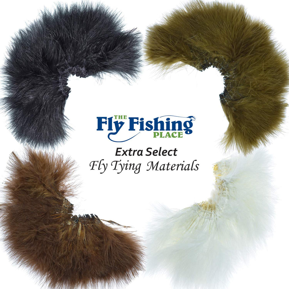 The Fly Fishing Place dark brown marabou master pack for durable ties