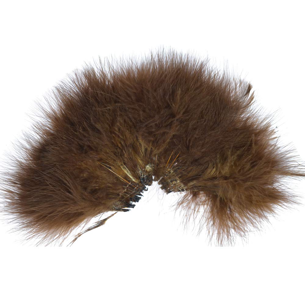 Marabou closeup from The Fly Fishing Place showing fluffy texture