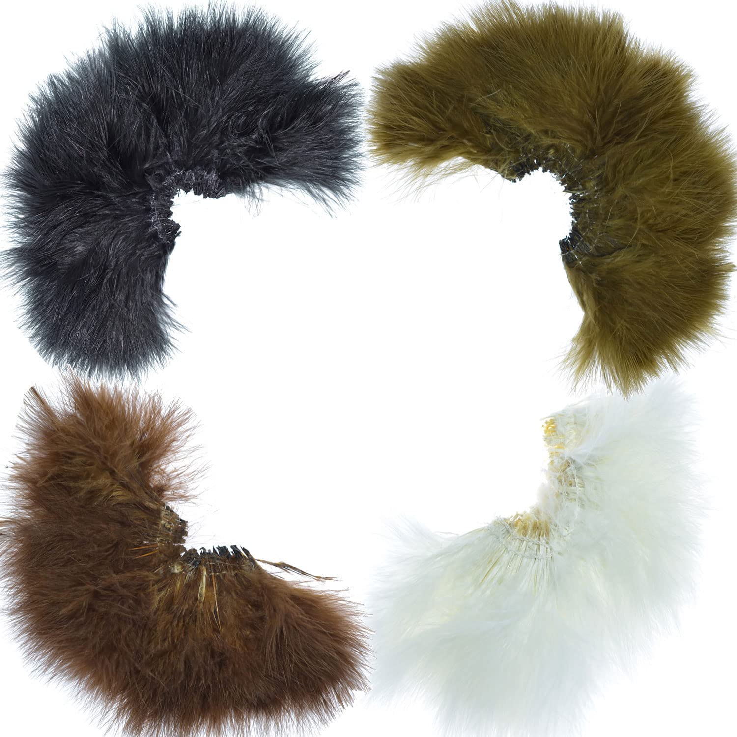 The Fly Fishing Place white marabou master pack for versatile streamer patterns