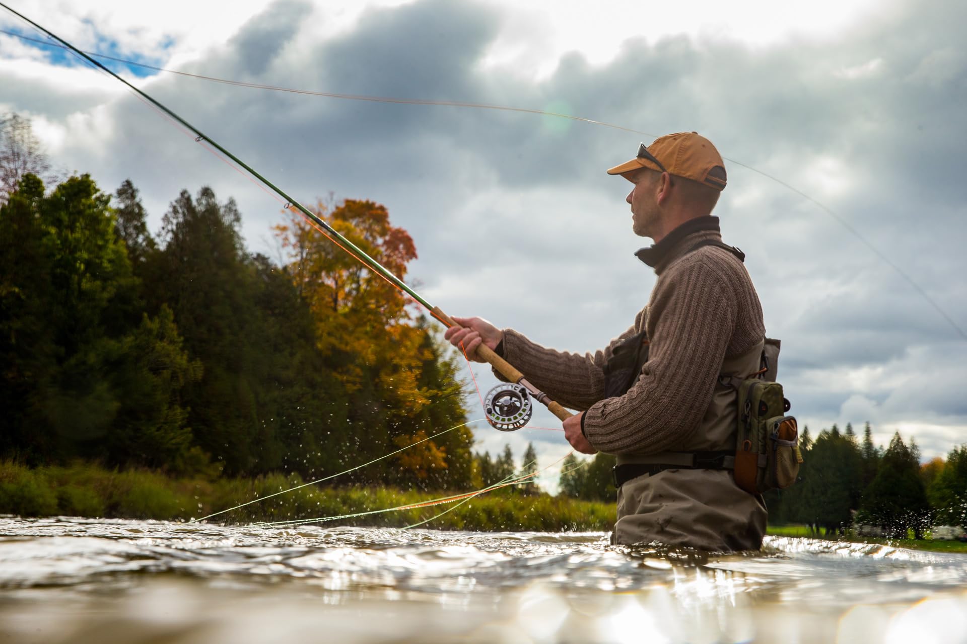 The Fly Fishing Place jig-head mop fly aids hook-ups with upright swimming.