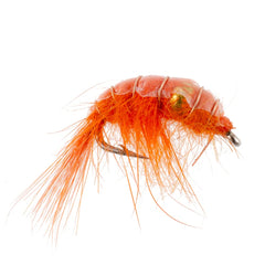 The Fly Fishing Place size 12 beaded shrimp scud flies for deep presentation