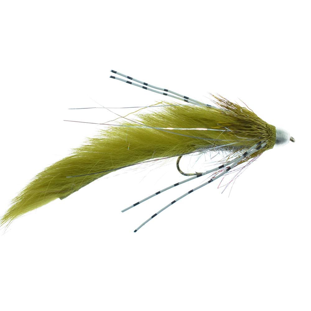 Bead Head and Cone Head streamer assortment shown for bass, salmon, steelhead and large trout