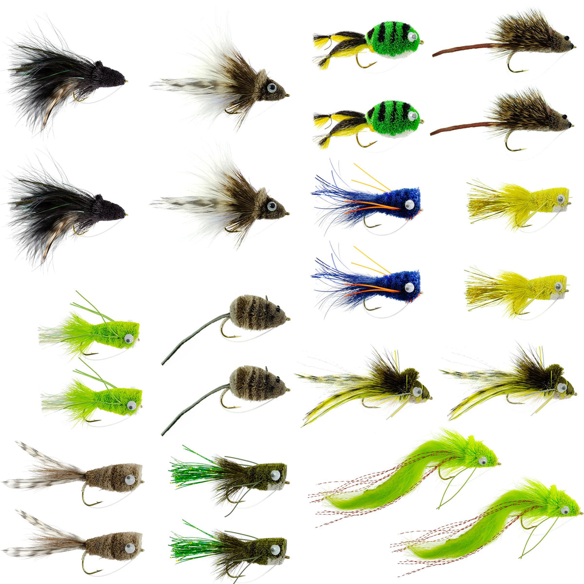 The Fly Fishing Place spun deer hair bass bug collection box cover