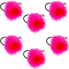The Fly Fishing Place tungsten bead barbless euro jig hot pink egg for deep-water nymphing