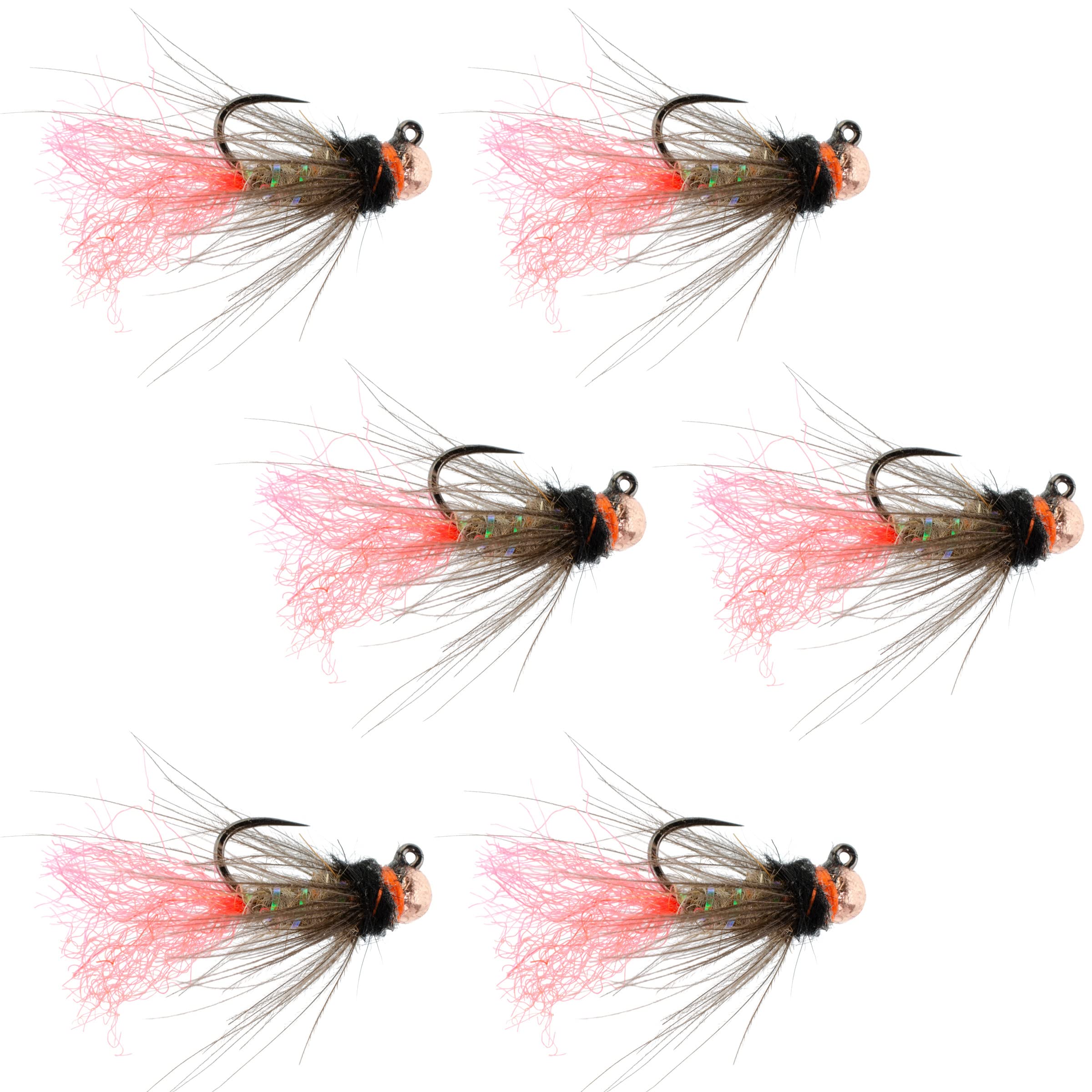 The Fly Fishing Place Tasmanian Devil jig with tungsten bead excels in deep, fast-water nymphing.