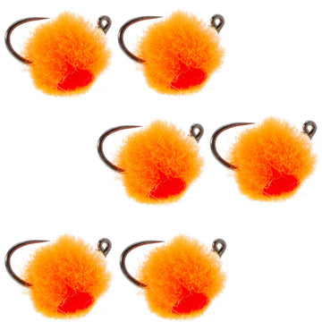 The Fly Fishing Place tungsten bead euro jig for rapid sinking in deep water