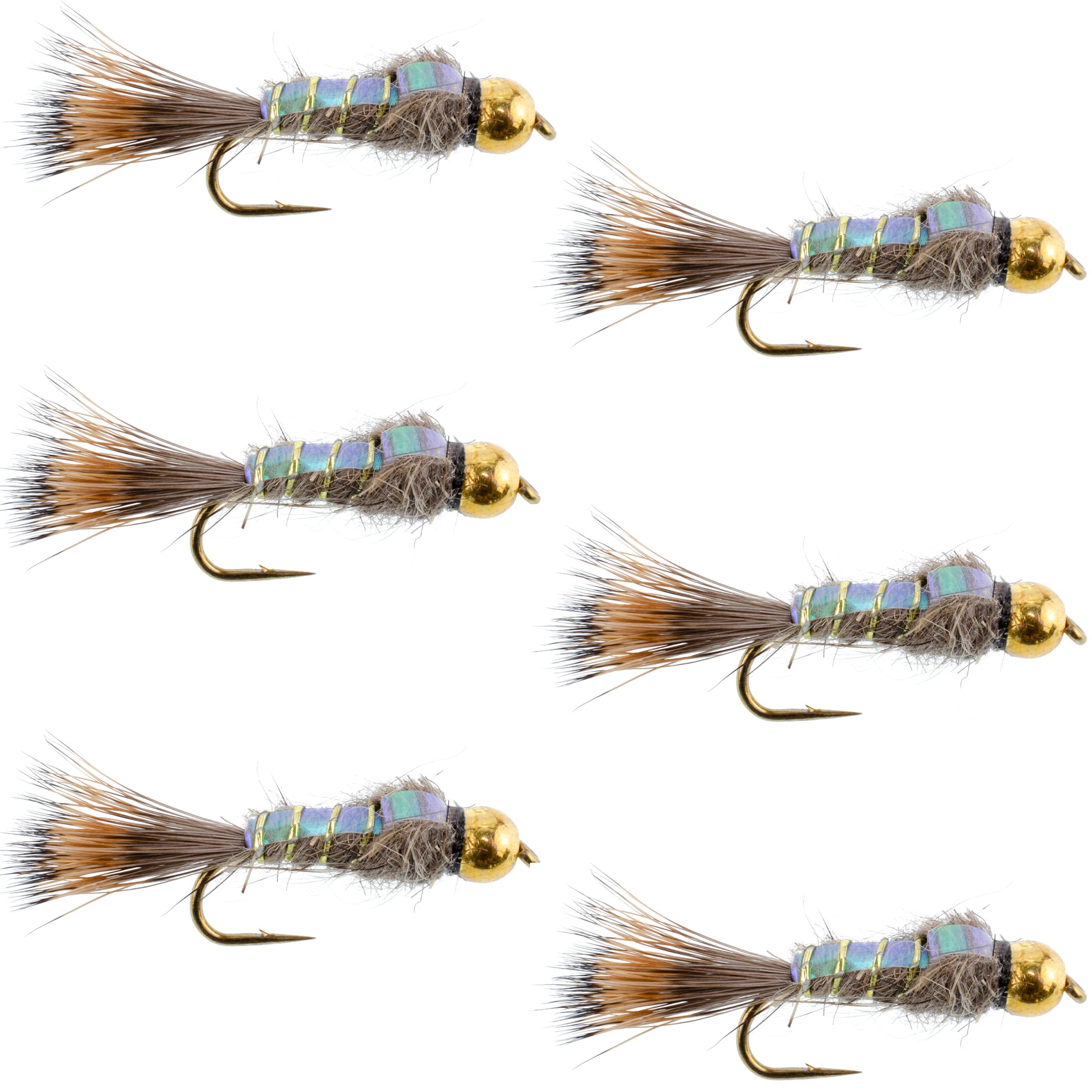 The Fly Fishing Place tungsten bead head nymph with flashback for deeper trout fishing
