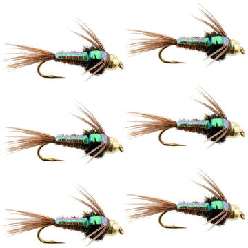 The Fly Fishing Place tungsten bead head nymph with flashback for deep-water trout