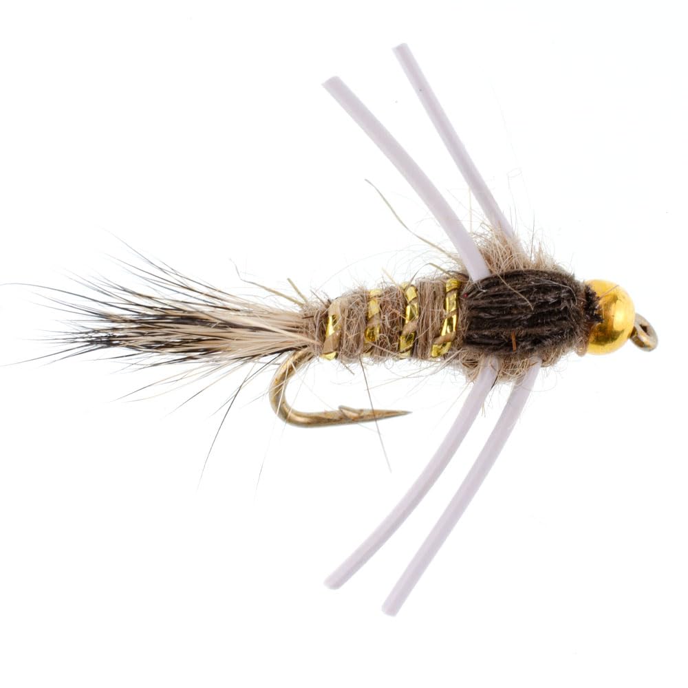 The Fly Fishing Place tungsten bead head nymph promotes quick deep retrieval for trout