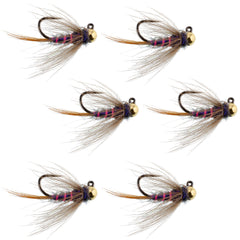 The Fly Fishing Place tungsten bead hot rib cdc dura cell tactical jig in fast-water nymphing setup.