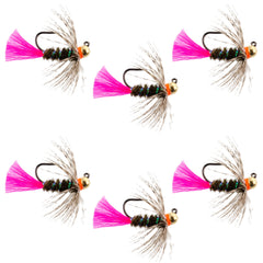 The Fly Fishing Place tungsten bead jig set for Euro nymphing delivering deep, precise presentation.