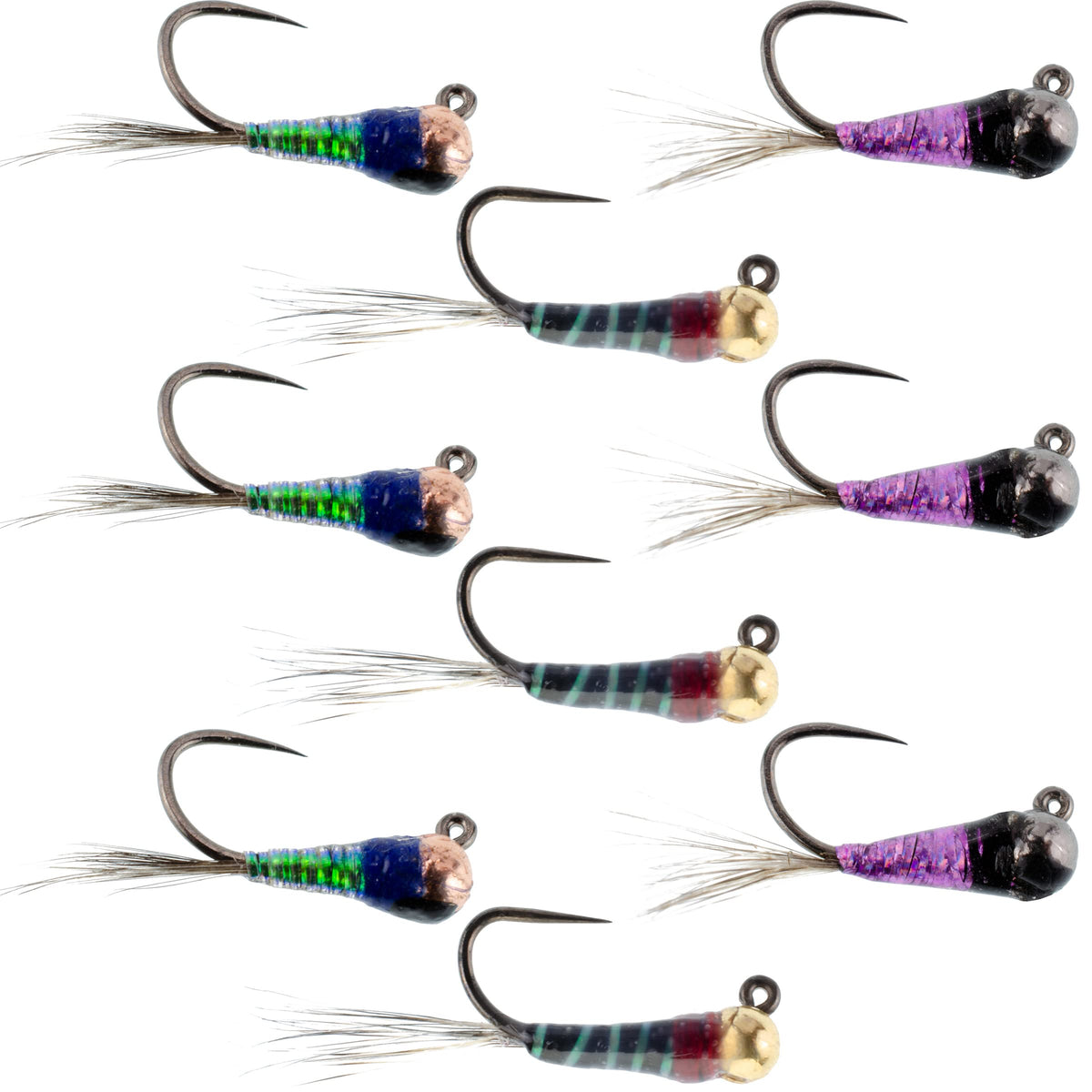 The Fly Fishing Place Perdigon gasolina tungsten bead nymph sinking fast for deep water