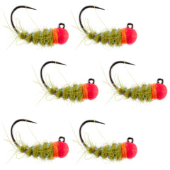 The Fly Fishing Place Walt's Worm nymph with tungsten bead for deep-water control.