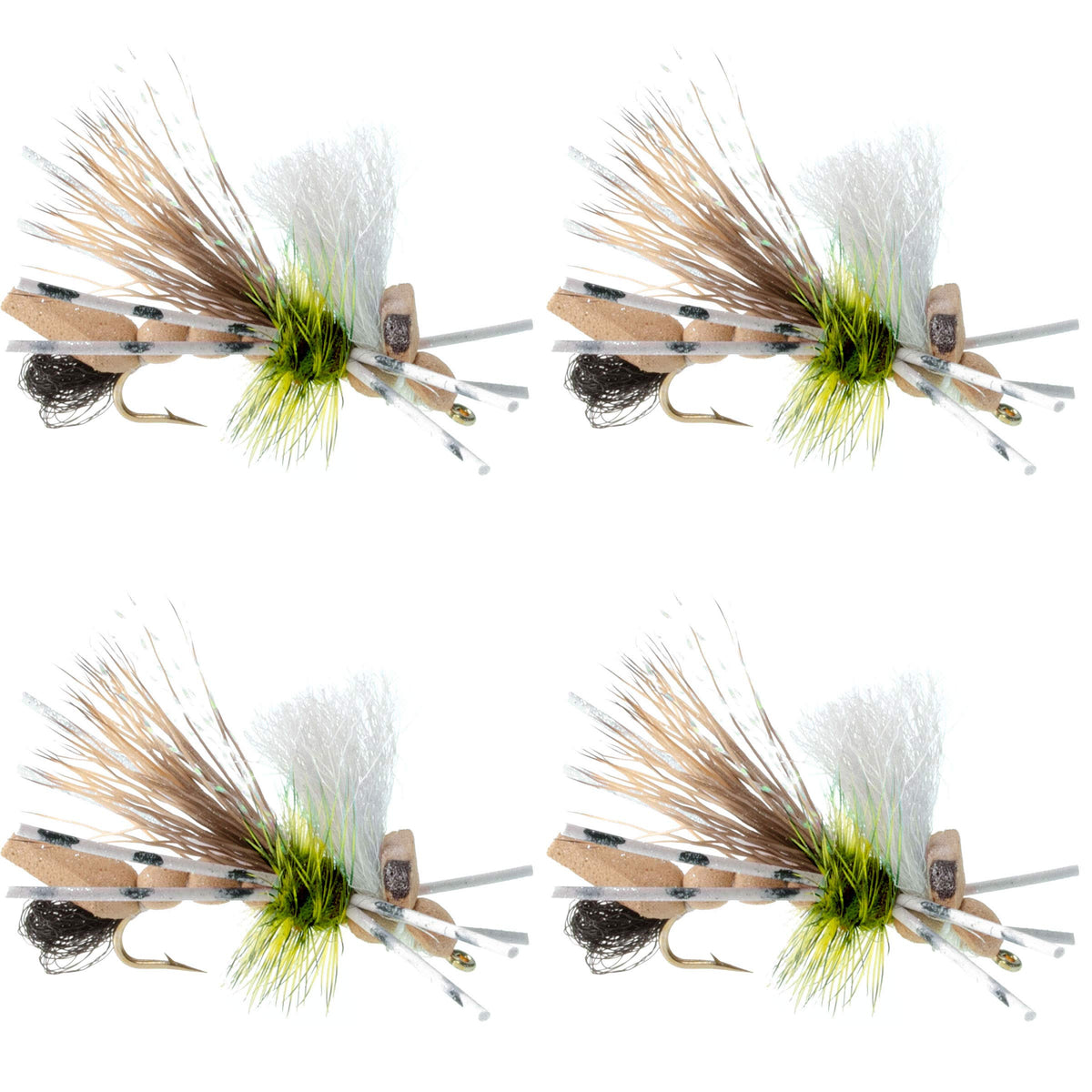 The Fly Fishing Place water trout hopper, high floating to attract wary trout.