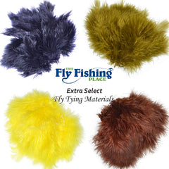 The Fly Fishing Place Woolly Bugger Marabou Master Pack in brown for natural tones