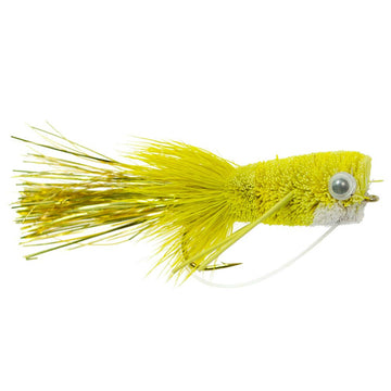 The Fly Fishing Place bass popper on hook size 8 ready for topwater bites