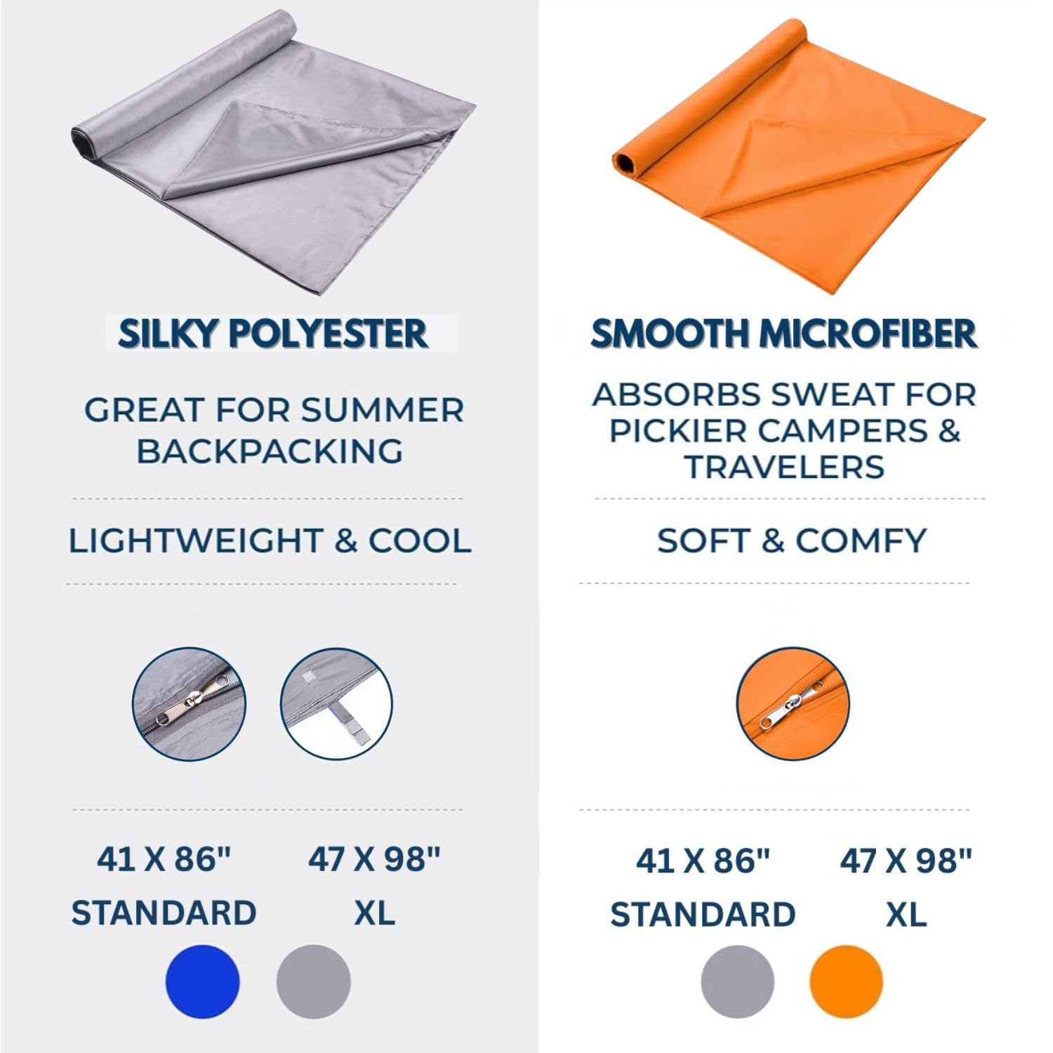 The Friendly Swede warmth-boosting liner offers extra comfort during chilly nights.