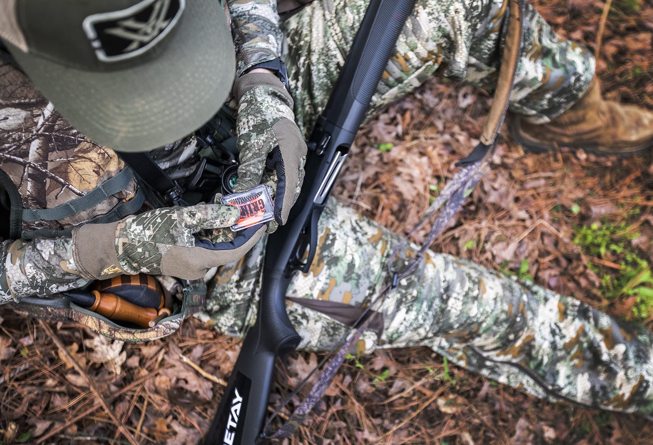 The Grind Clear Turkey Call Case for protection and transport
