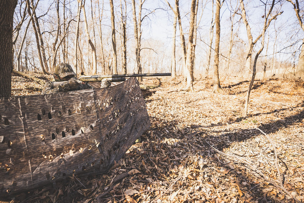 The Grind Knee Blind measures 112 inches wide by 24 inches high.