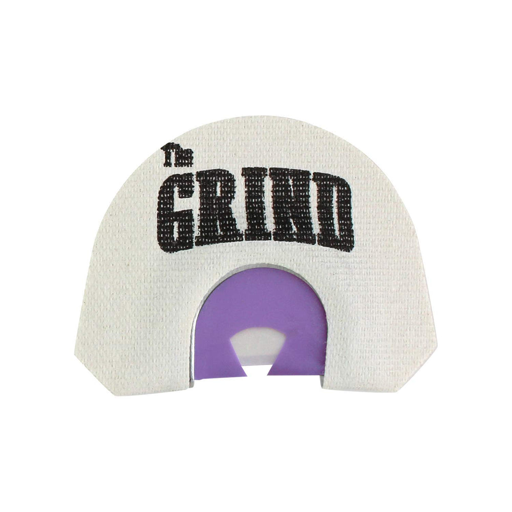THE GRIND Purple Pain Mouth Call closeup showing soft call capability and easy use.
