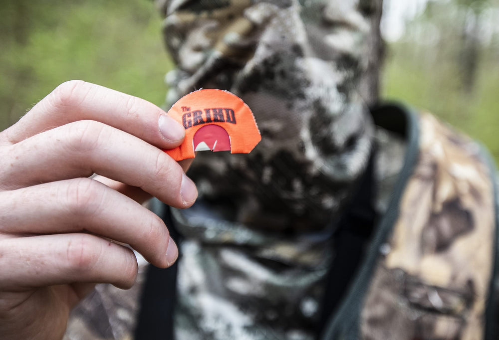 The Grind Turkey Mouth Call featuring competition fancy cut for unique tone