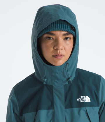 The North Face Antora seam-sealed design with DWR keeps you dry