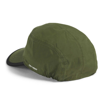 The North Face Antora Rain Hat shows mesh lining for cooling during hikes