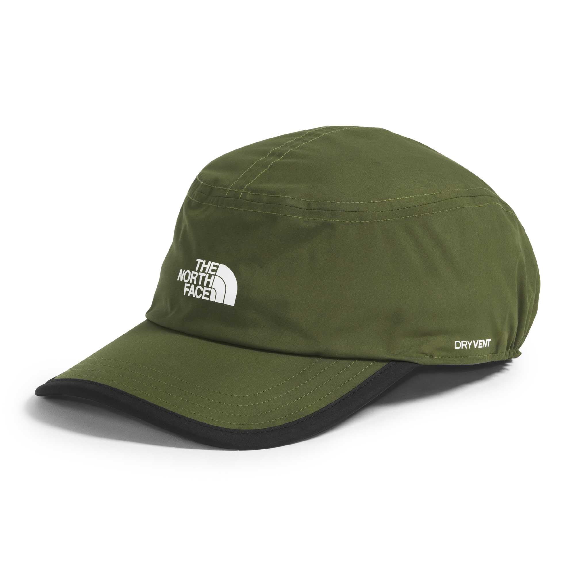 The North Face Antora Rain Hat highlights waterproof DryVent fabric for rainy treks