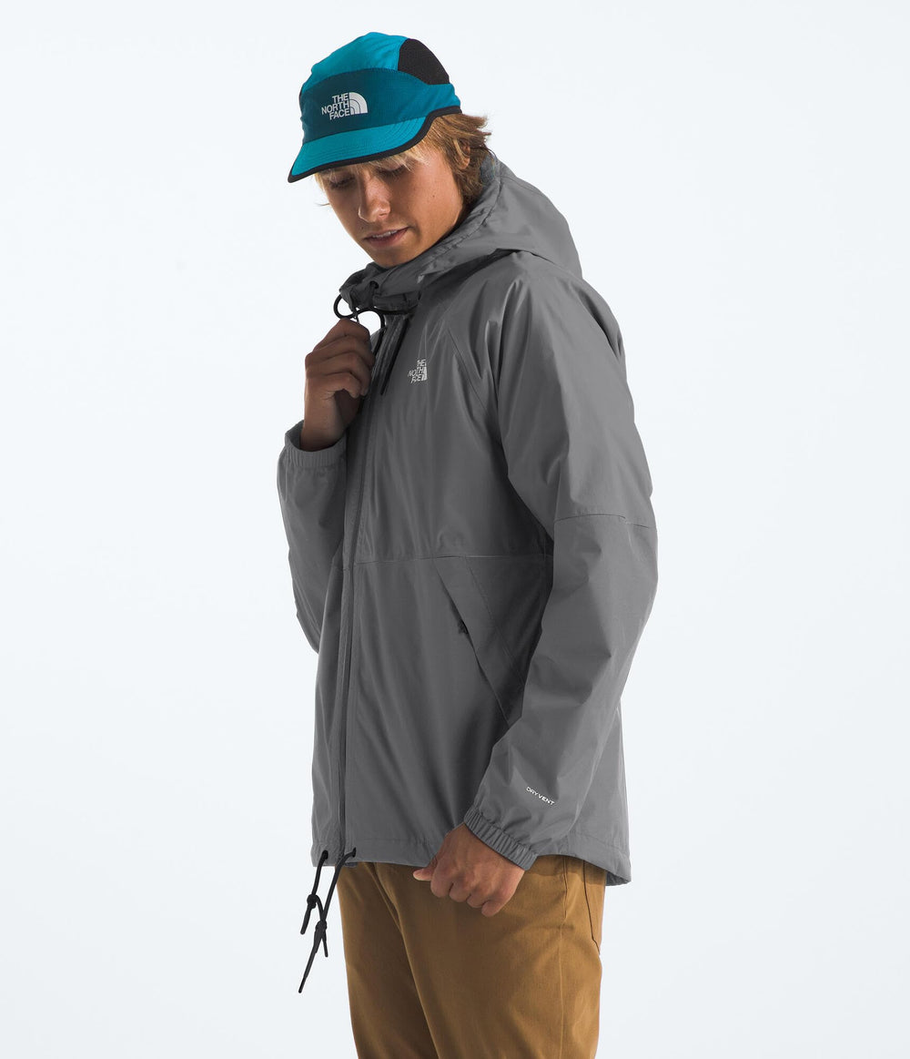 The North Face Antora Rain Hoodie hood adjustment for customizable rain coverage